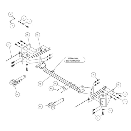Roadmaster EZ LOCK MTG BRKT 032316 524430-5